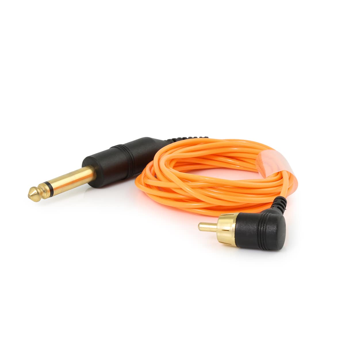 Elephant - Lightweight Cinch/RCA cable - angled Colour: Orange