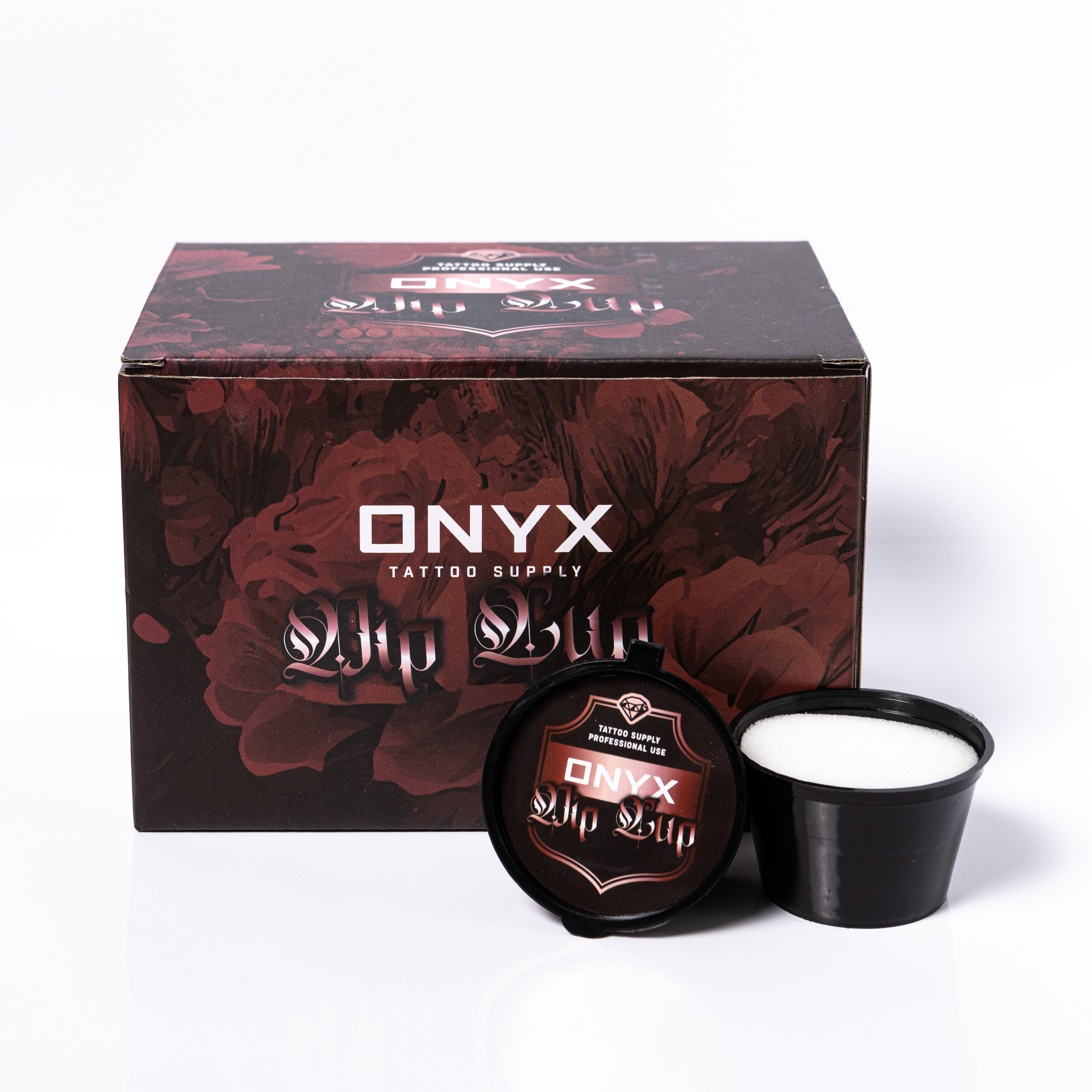 ONYX Tattoo Dip Cups – Nadelreinigungsschaum & Farbabstreifer – Effizientes Tätowieren