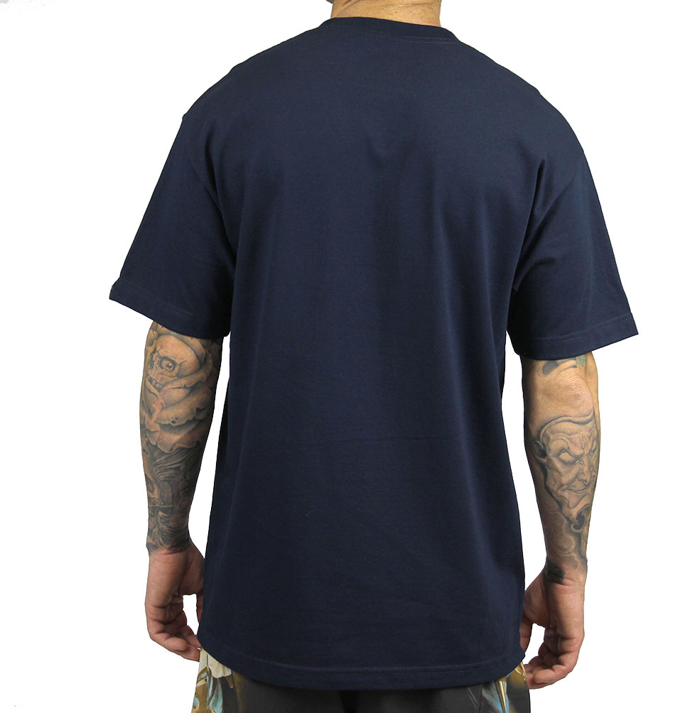 Sullen Clothing - STANDARD ISSUE NVY/WHT TEE Size: S