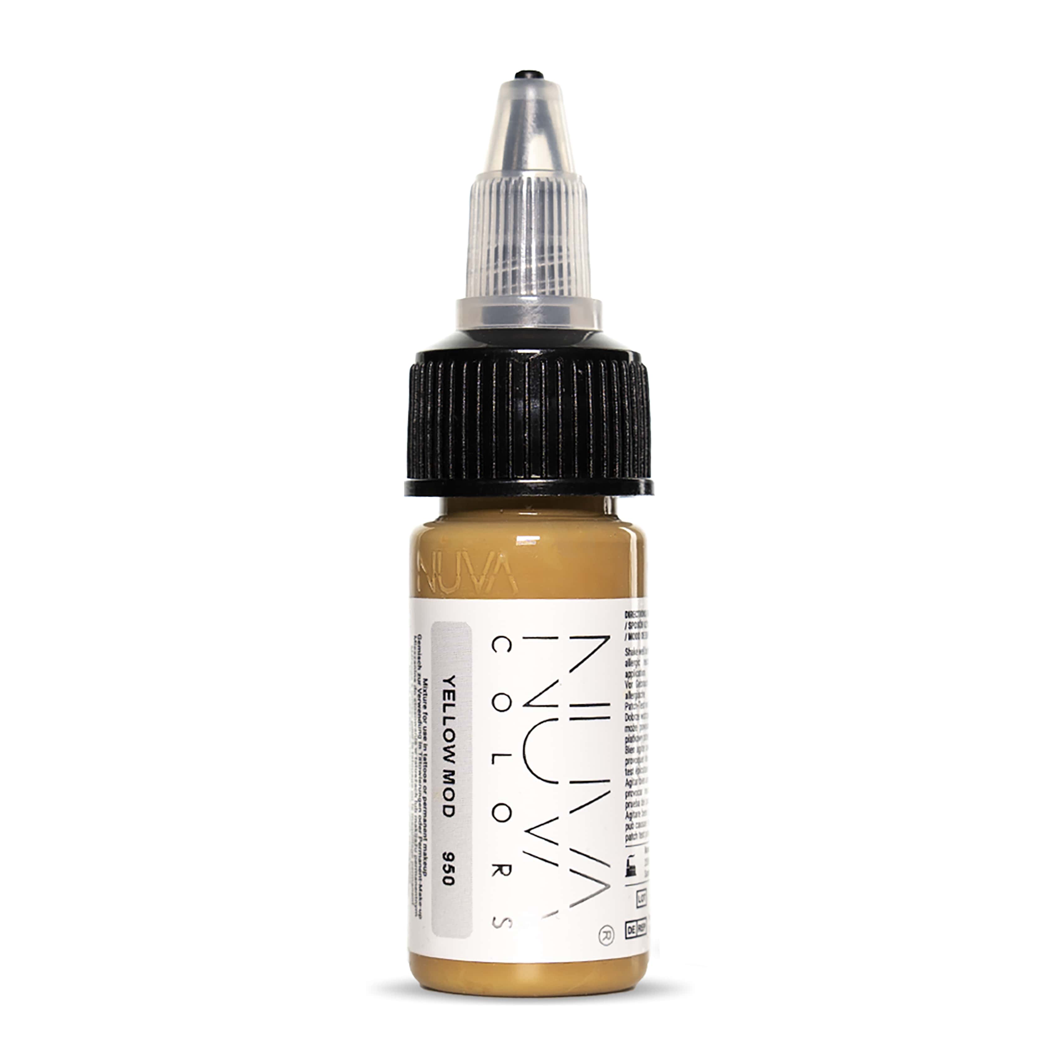 Nuva Colors - MODIFIER - PMU Pigment - 950 Yellow Mod - 15 ml