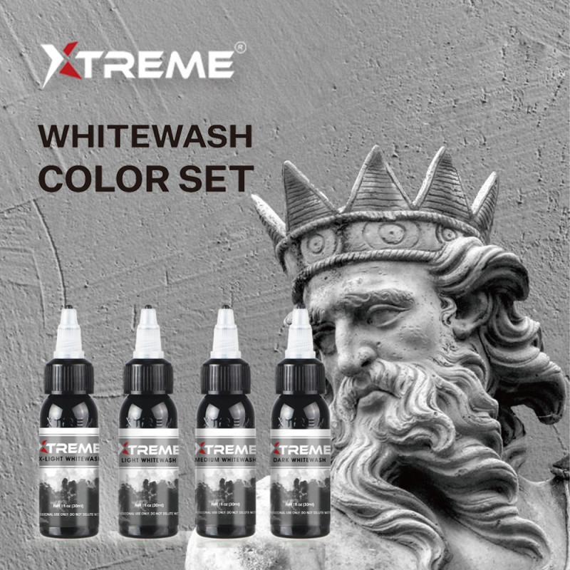 Xtreme Ink - Whitewash Set - 4 x 120 ml