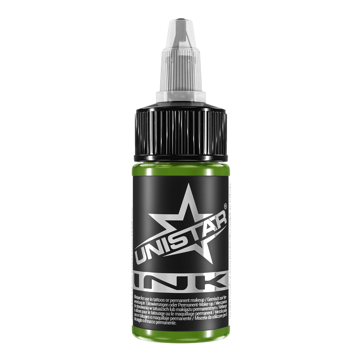 Unistar Colors Ink Top Basic Green Dark 30ml Tätowierfarbe Flasche KC200