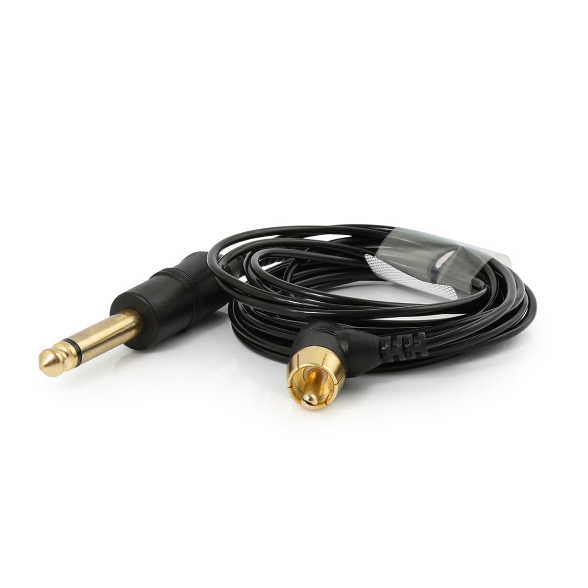 Elephant - Lightweight Cinch/RCA cable - angled Colour: Black