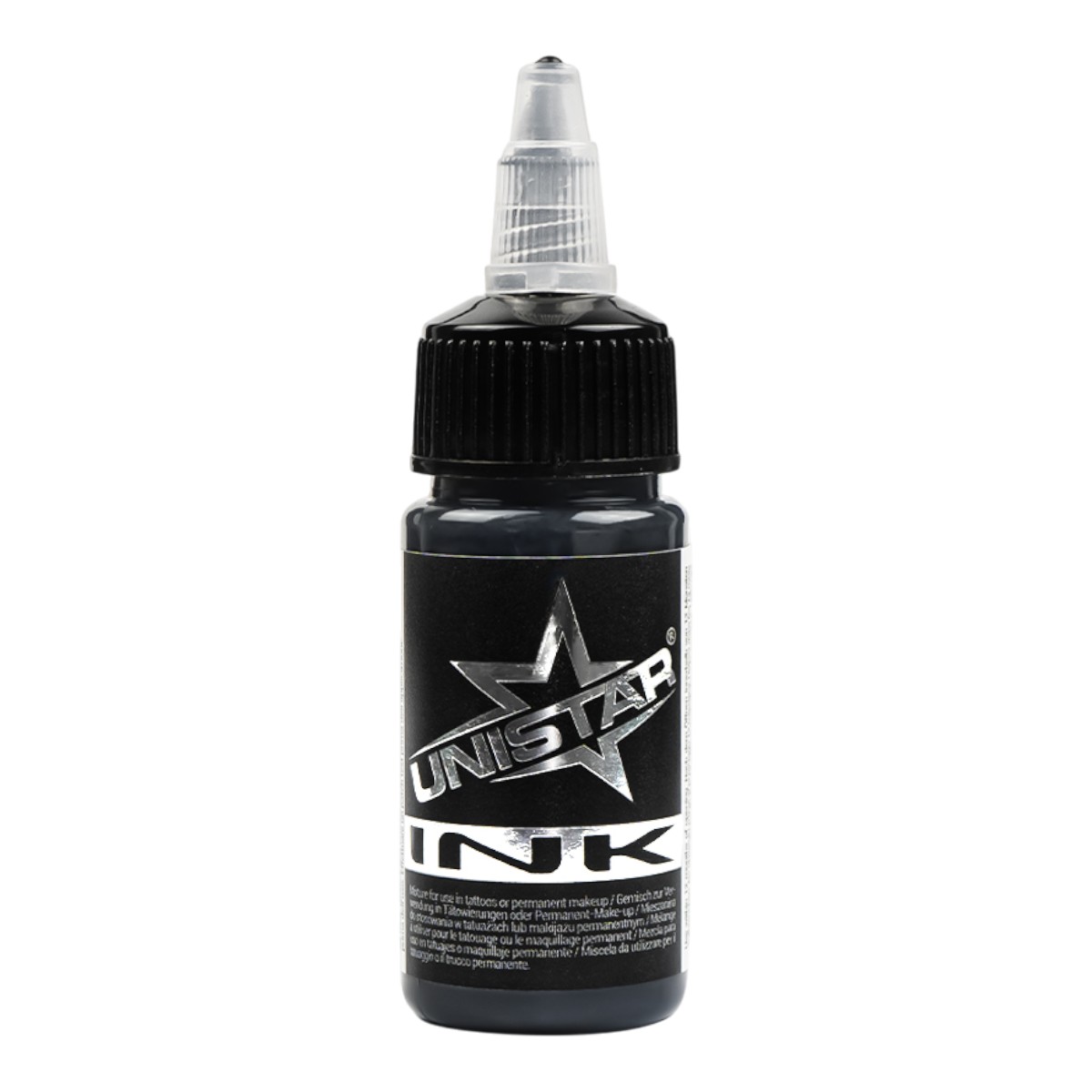 Unistar Colors Ink Basic Gray Dark 30ml Tätowierfarbe Flasche KC32