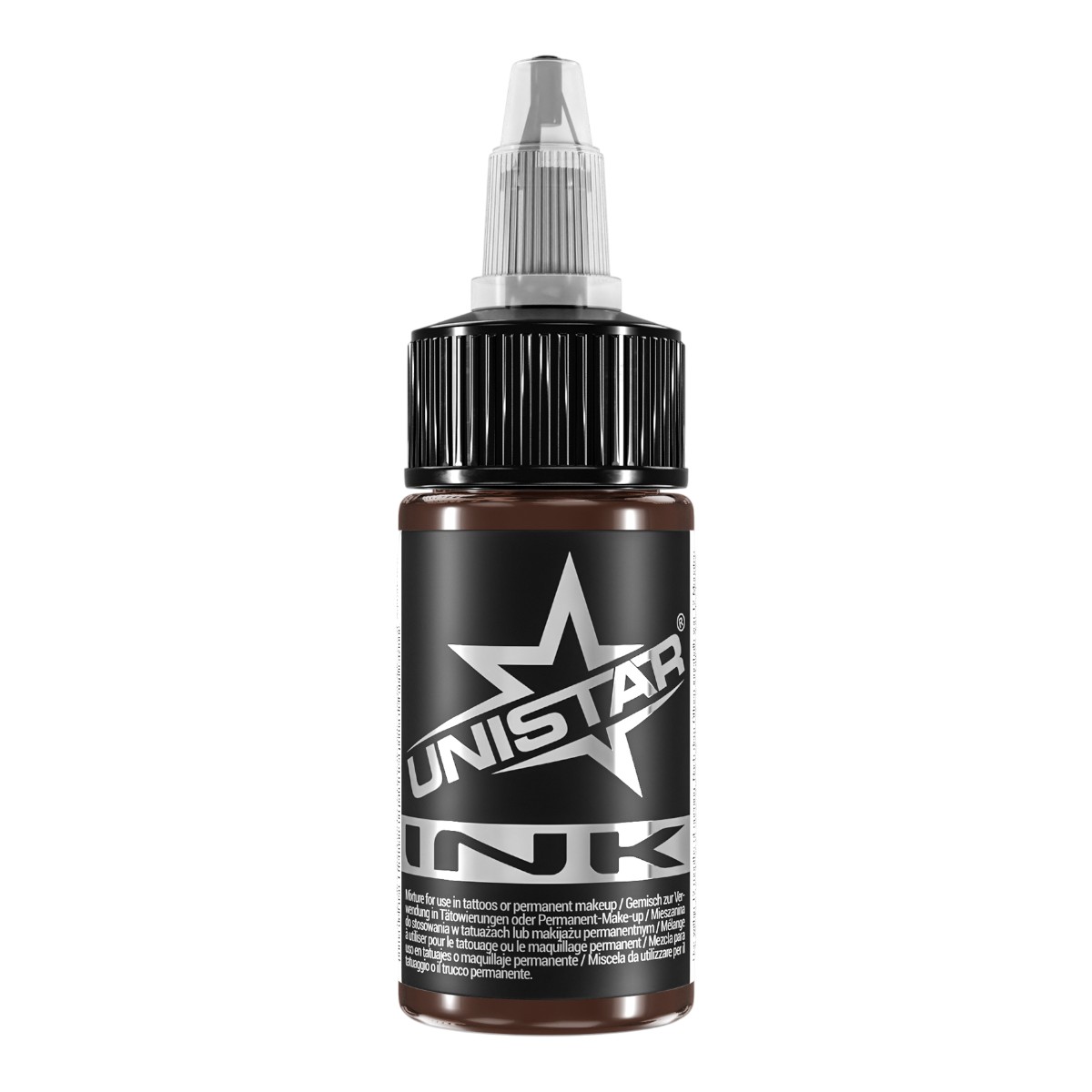 Unistar Colors Ink Basic Brown 2 30ml Tattoofarbe Flasche