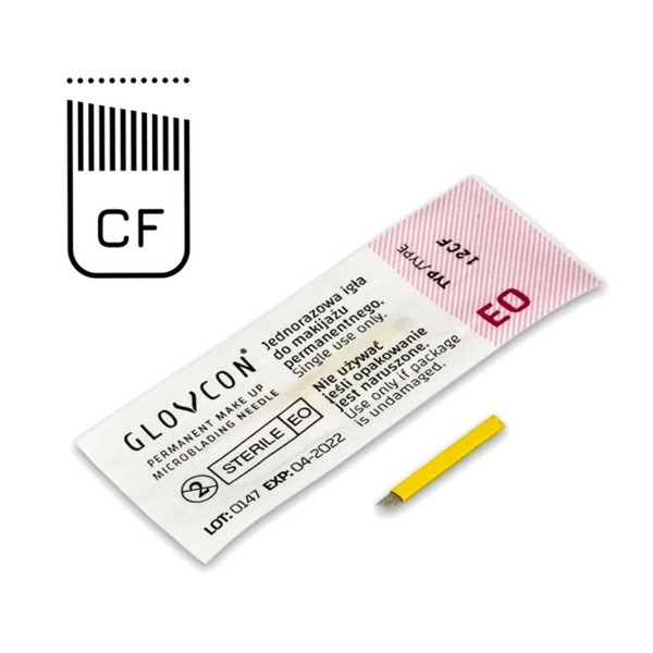 GLOVCON Microblading Nadel - CF Slope - 0,25 mm