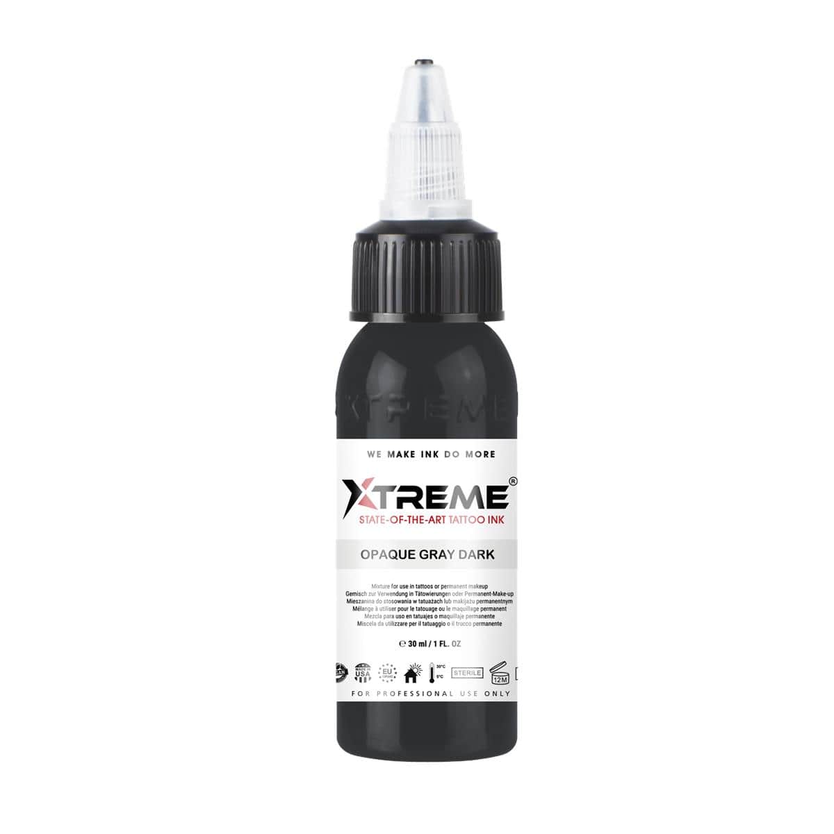 Xtreme Ink - Opaque Gray Dark - 30 ml