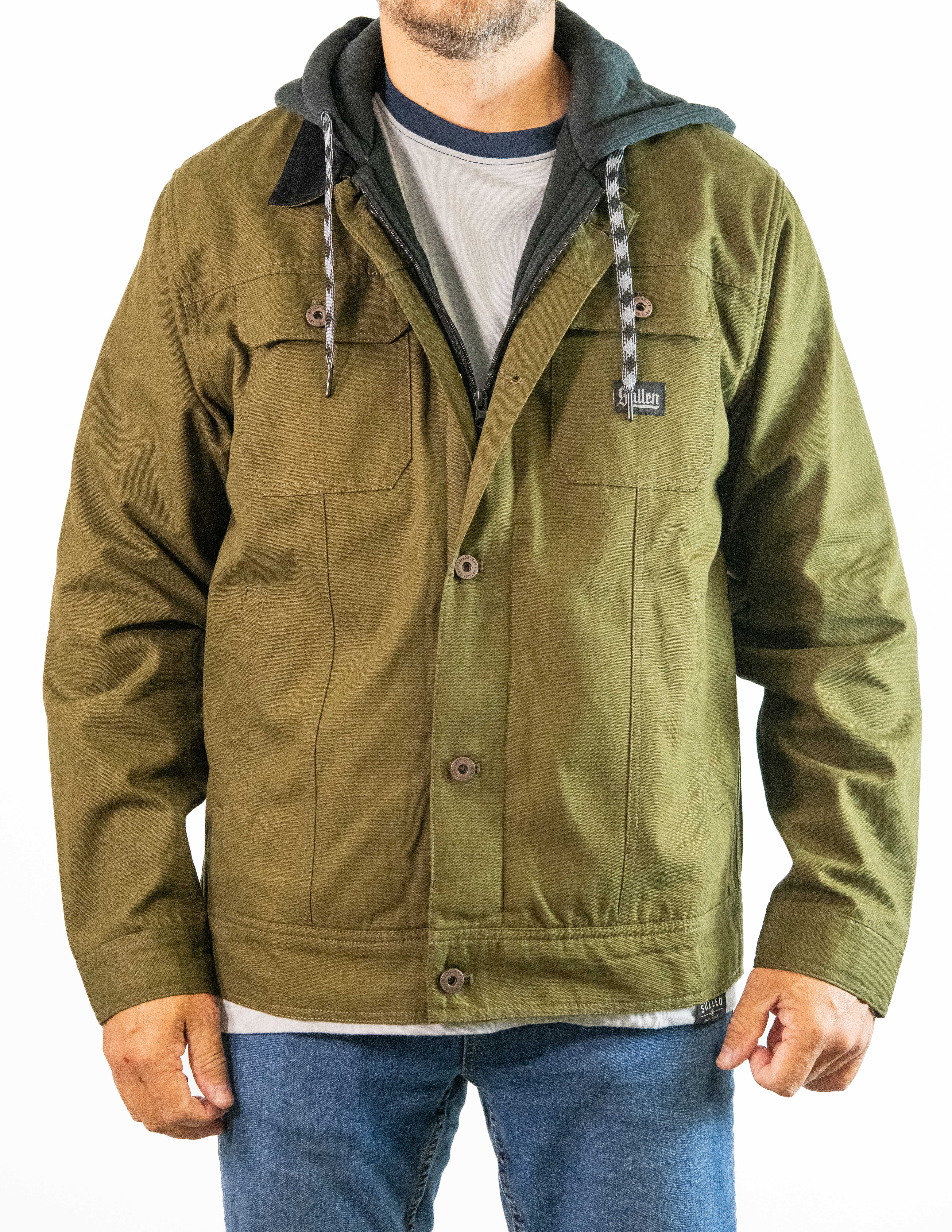 Sullen Clothing - Duck Canvas Hooded Jacket Größe : L