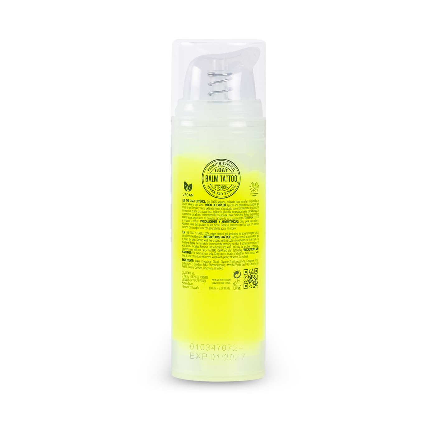 Balm Tattoo - GOAT Stencil - 100 ml