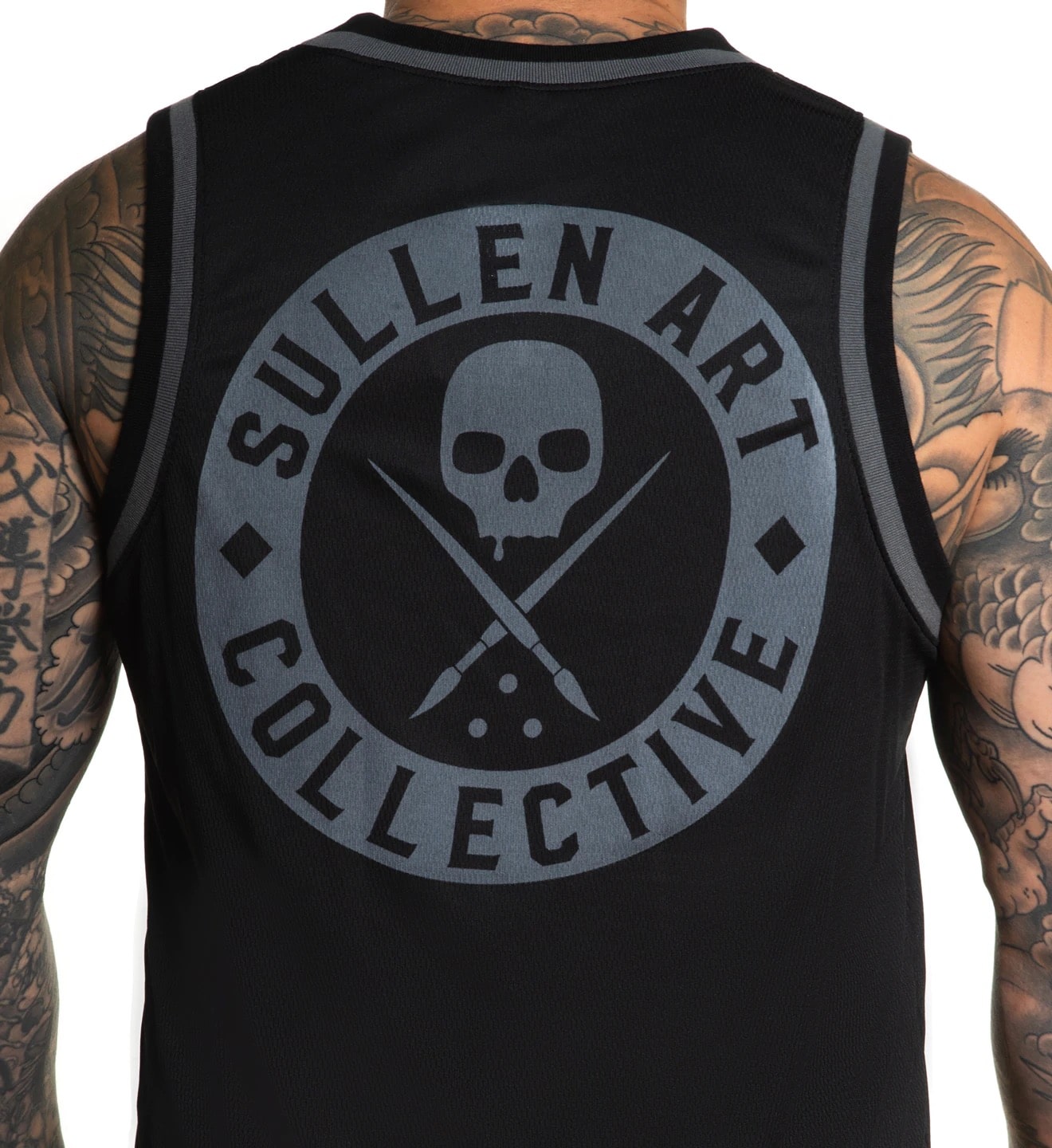 Sullen Clothing - BOH Jersey Tank Top - Black / Grey Größe: L