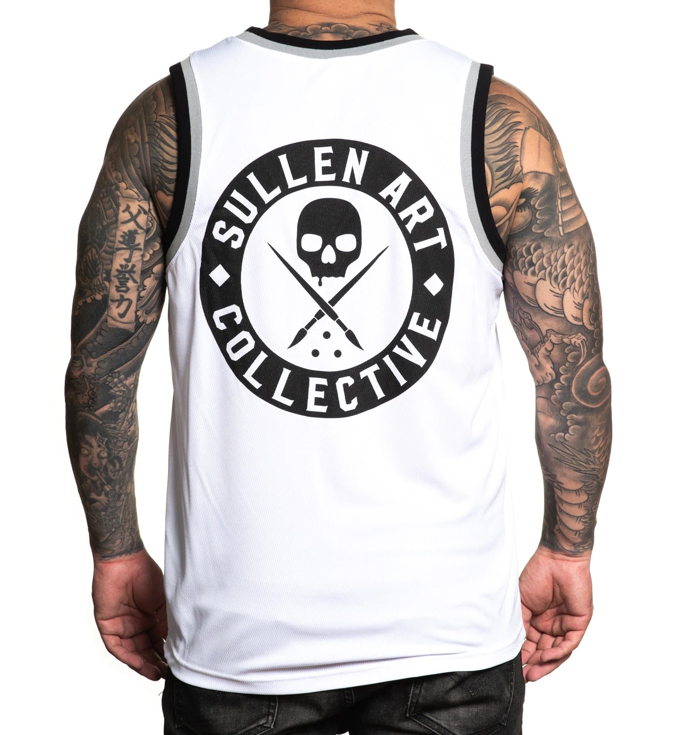 Sullen Clothing - BOH Jersey Tank Top - White Size: L