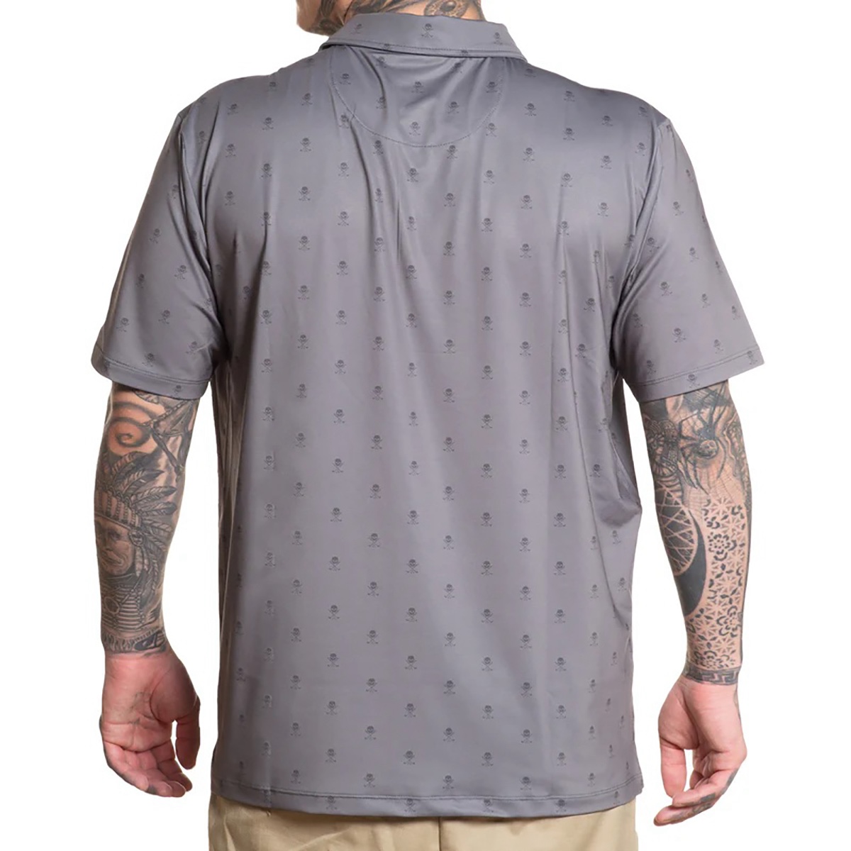 Sullen Clothing - Golf Badge Polo - Grey Size: XXXL