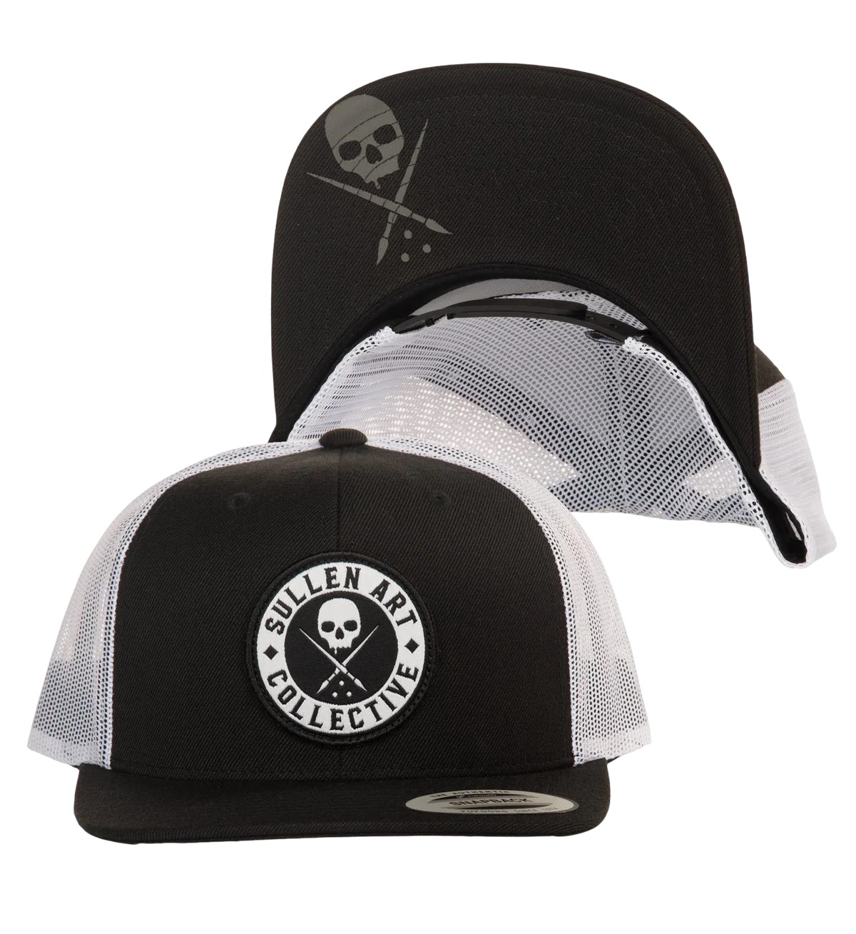 Sullen Clothing - BOH Mesh Hat Black/White