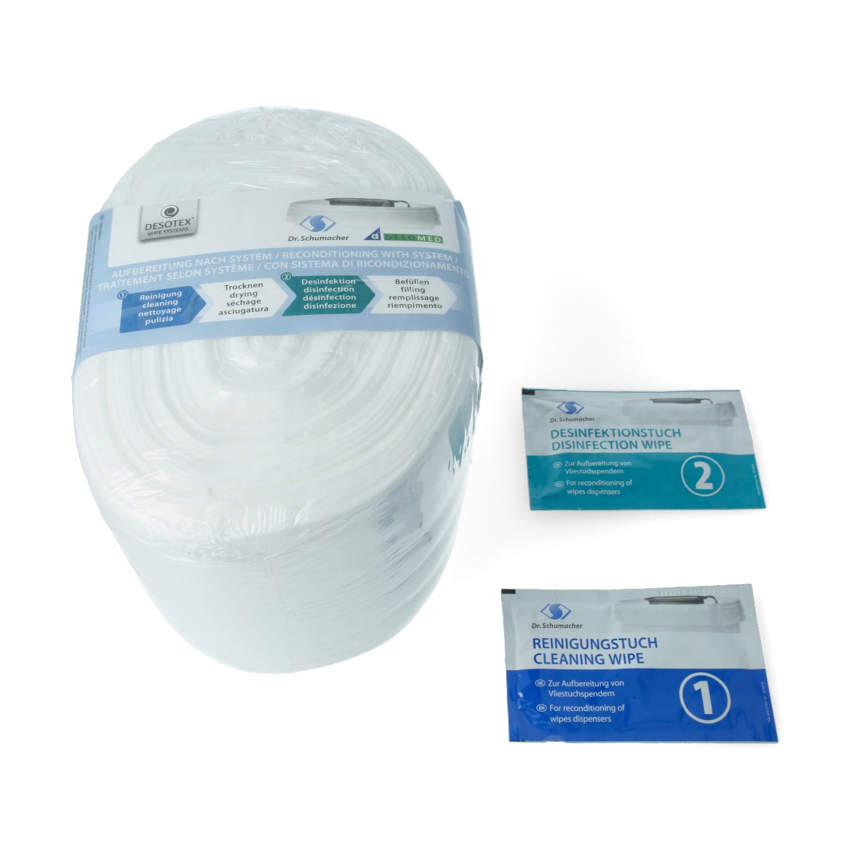 Dr. Schumacher - Eco Wipes Rolle mit 100 Vliestücher