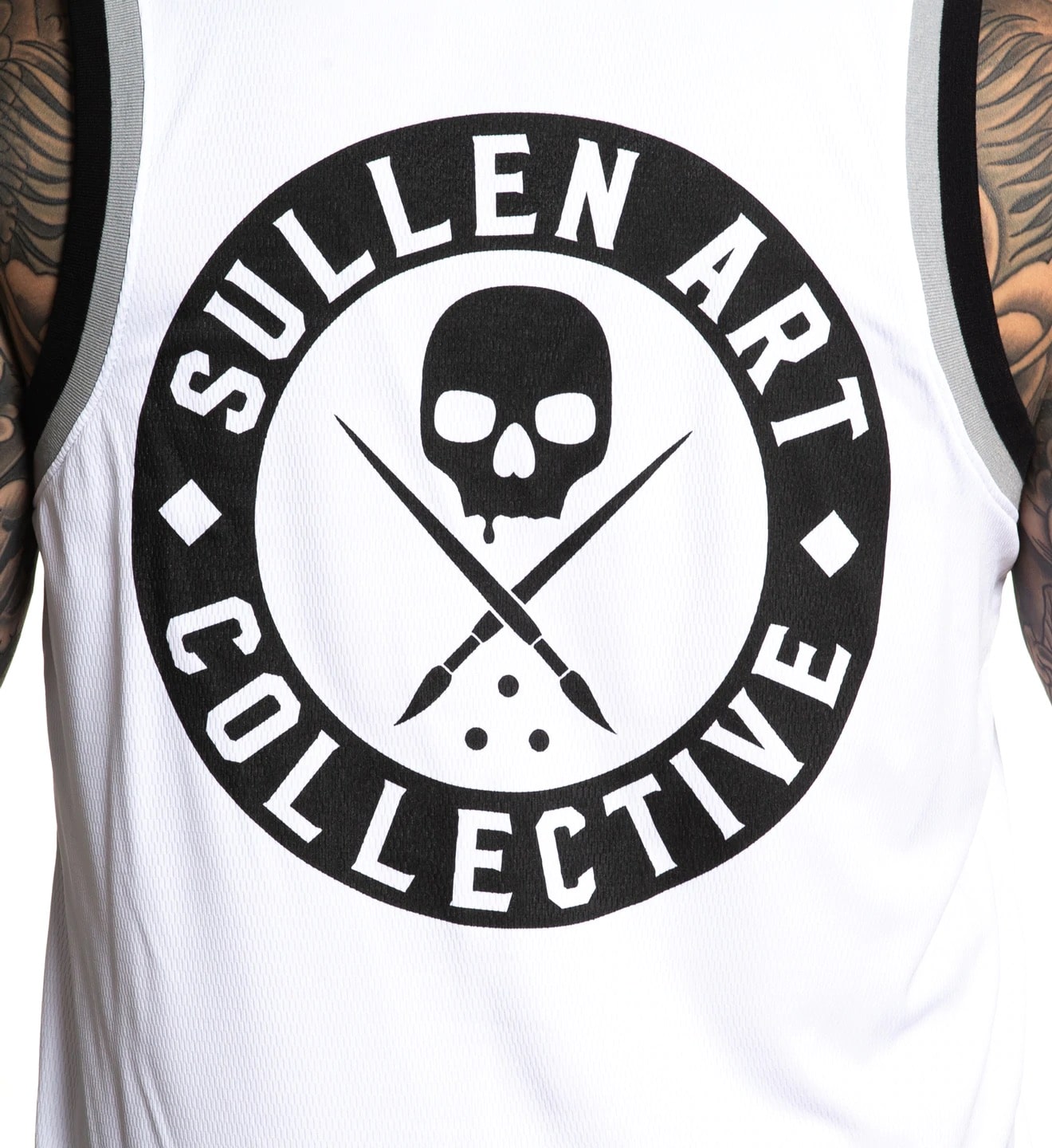 Sullen Clothing - BOH Jersey Tank Top - White Size: L