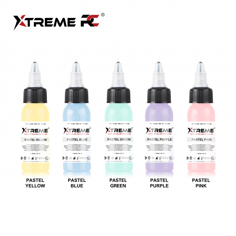 Xtreme Ink - Pastel Set - 5 x 30 ml