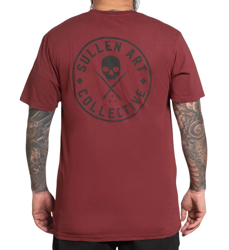 Sullen Clothing - Ever S/S Tee Pomegranate