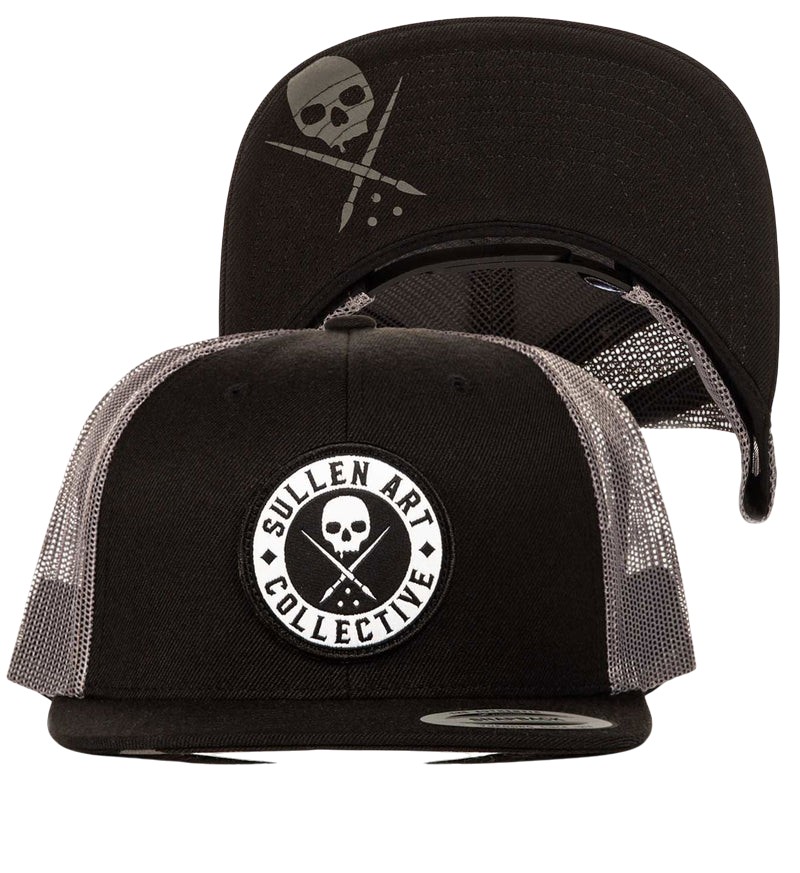 Sullen Clothing - BOH Mesh Hat Black/Grey