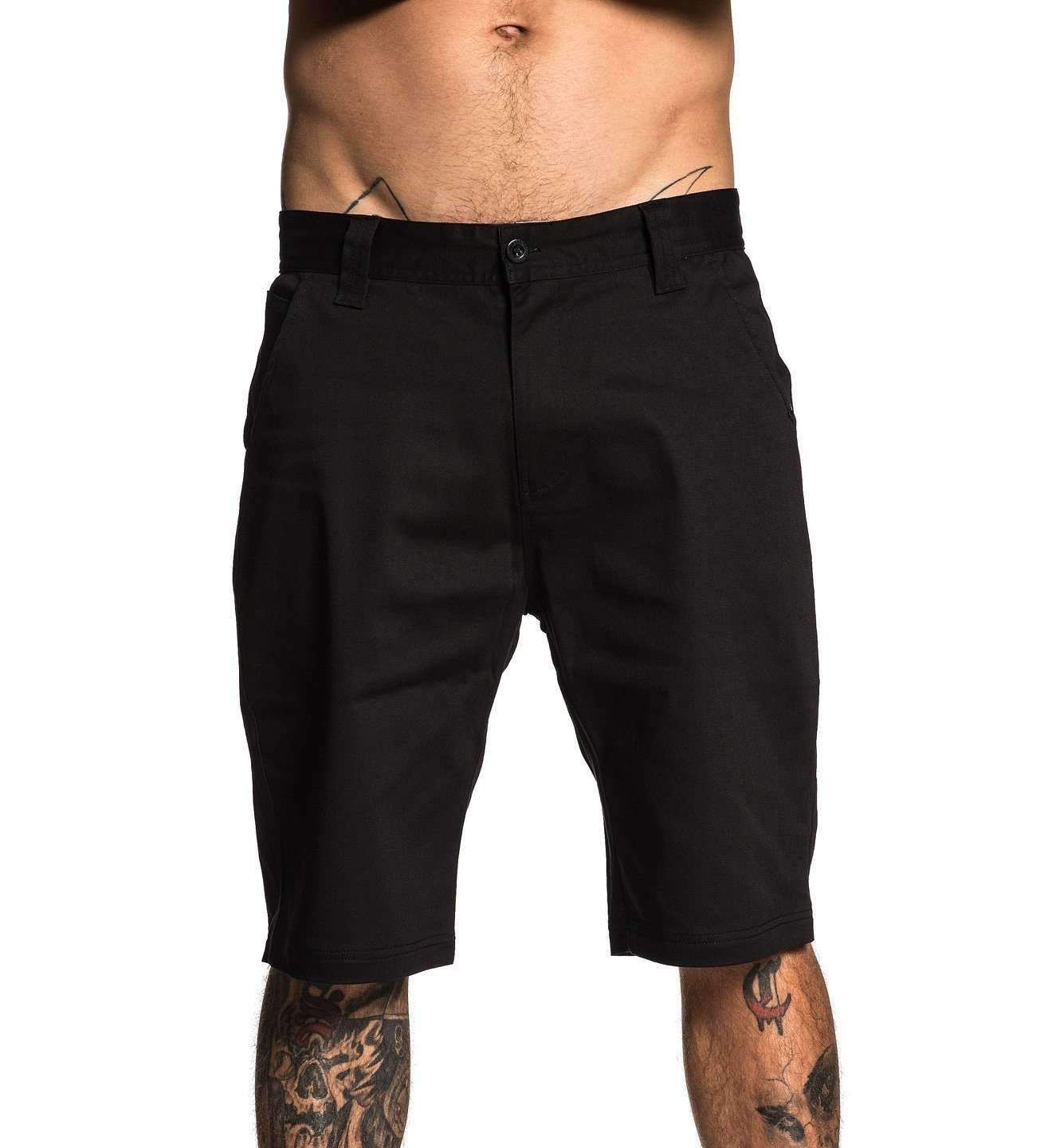 Sullen Clothing - Direct Shorts Black Size: 42