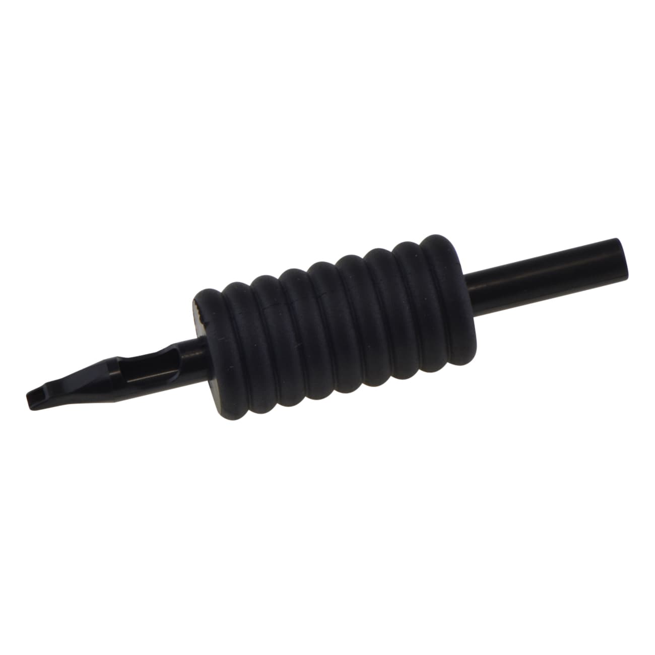 Plastic Tubes Flat Black - 20er Box Tipgrösse: 15 F