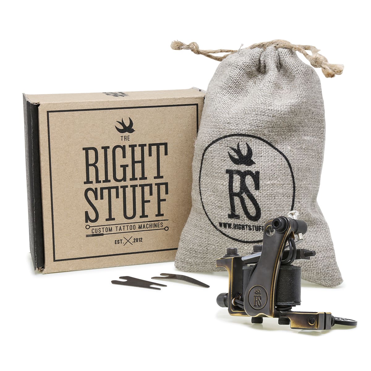 Right Stuff - Bone Shader (Bronze) - Tattoo machine