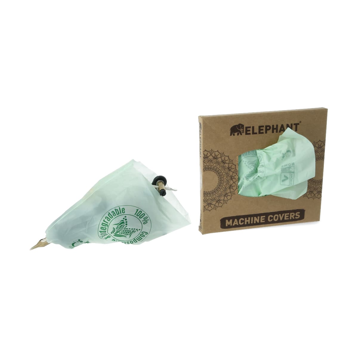 Elephant - Machine Bags - Biodegradable - 13 x 14 cm - 100 pieces