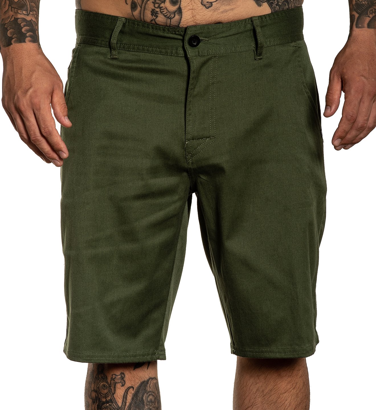 Sullen Clothing - Sunset Walk Shorts - Thyme Size: 38