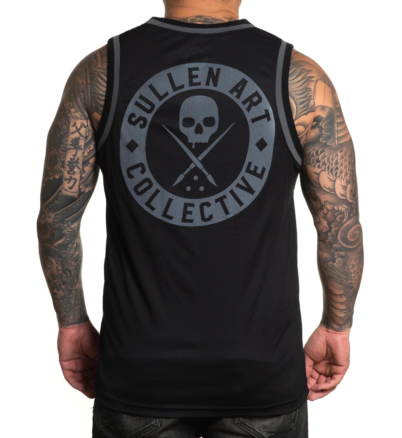 Sullen Clothing - BOH Jersey Tank Top - Black / Grey Größe: L