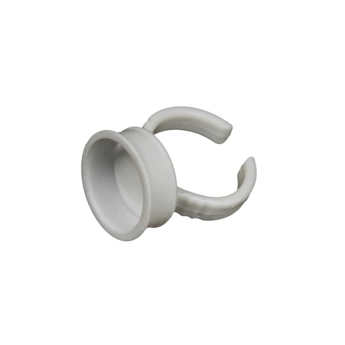 Farb-Finger-Ring - Weiß - 100 Stck. Durchmesser: 17 mm